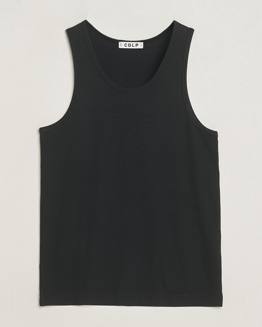CDLP Rib Tank Top Off Black – Schwarz