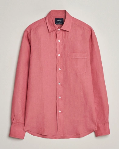  Linen Summer Shirt Pink