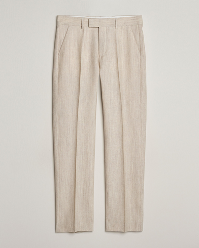 Herren |  | Tiger of Sweden | Tenser Wool/Linen Canvas Trousers Natural White
