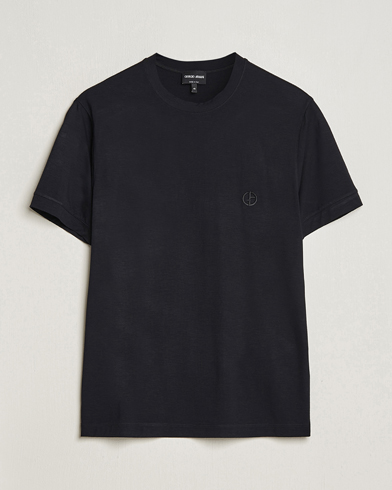 Herren |  | Giorgio Armani | Embroidered Logo T-Shirt Black