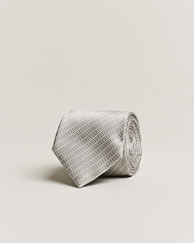 Herren |  | Giorgio Armani | Jacquard Silk Tie Light Grey