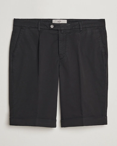 Herren |  | Briglia 1949 | Pleated Cotton Shorts Black