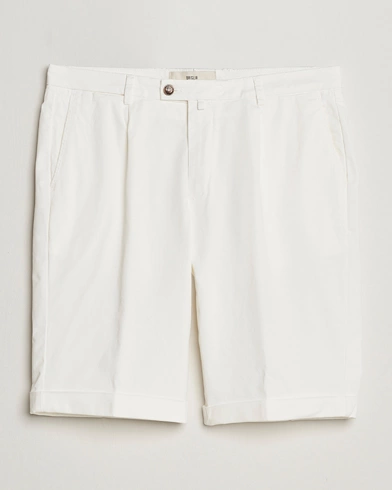 Herren |  | Briglia 1949 | Pleated Cotton Shorts White