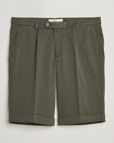 Herren |  | Briglia 1949 | Pleated Cotton Shorts Olive