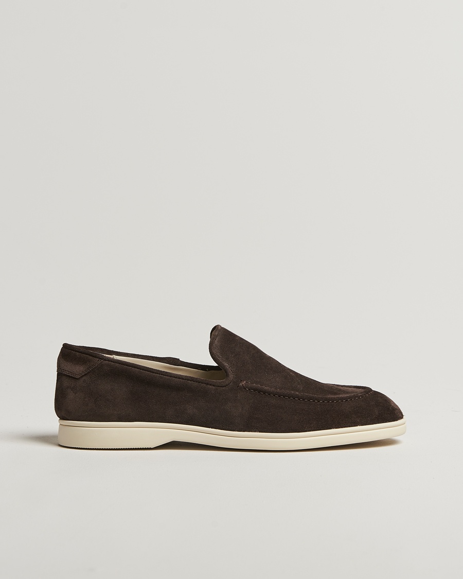 CQP Debonair Suede Loafers Chocolate – Braun