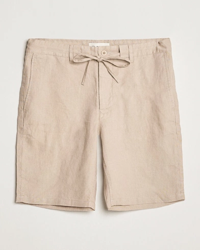  Relaxed Linen Drawstring Shorts Dry Sand