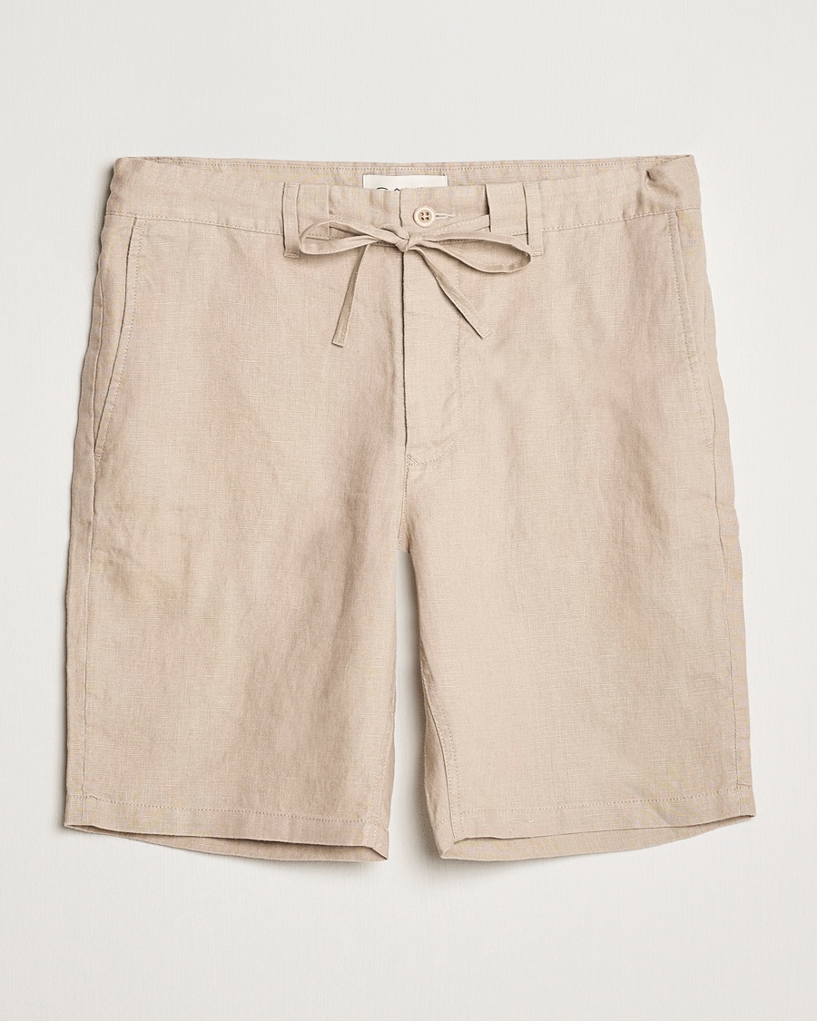 Herren | Leinenshorts | GANT | Relaxed Linen Drawstring Shorts Dry Sand