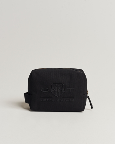 Herren |  | GANT | Tonal Shield Wash Bag Ebony Black
