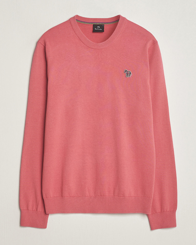 Herren | PS Paul Smith | PS Paul Smith | Zebra Cotton Knitted Sweater Faded Pink
