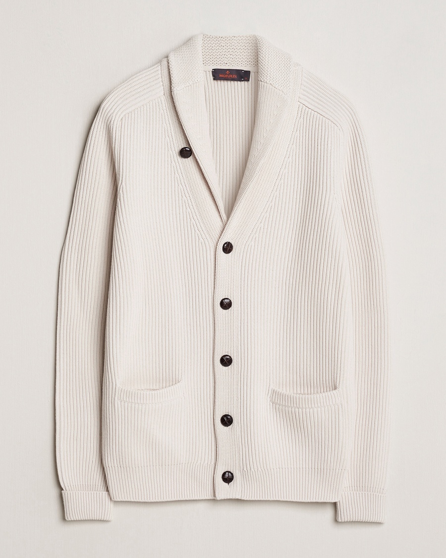 Morris Brayden Shawl Cardigan White – Weiß