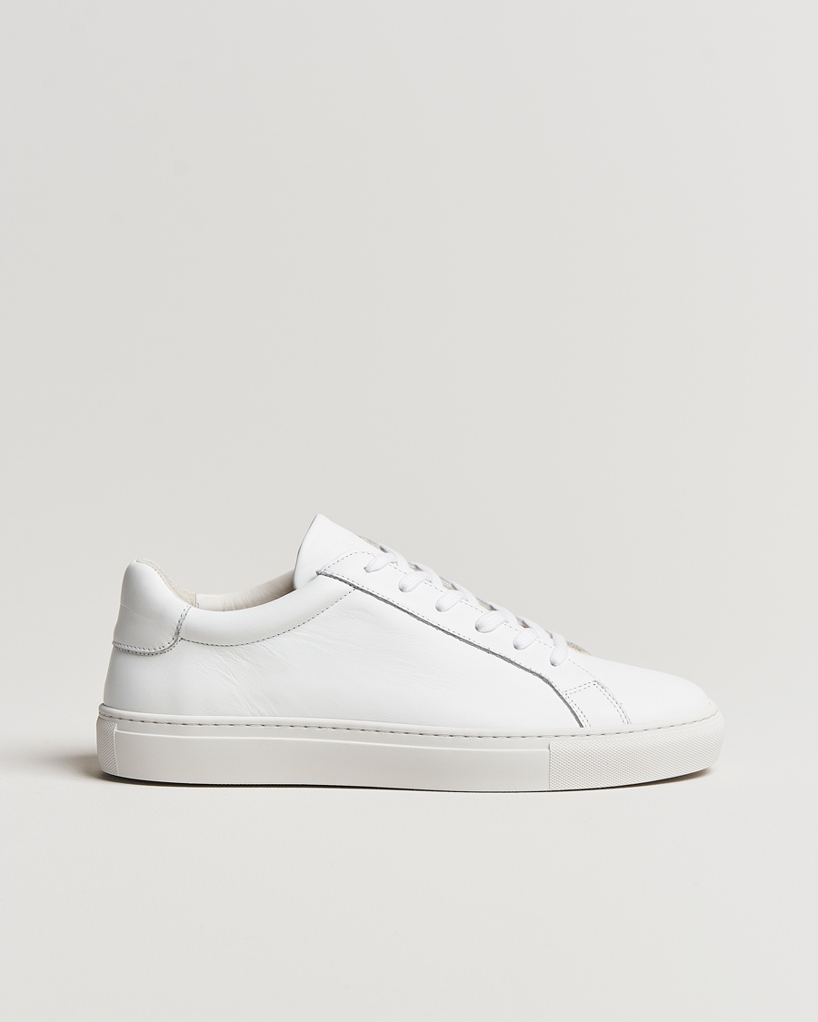 Herren | A Day's March | A Day's March Leather Marching Sneaker White