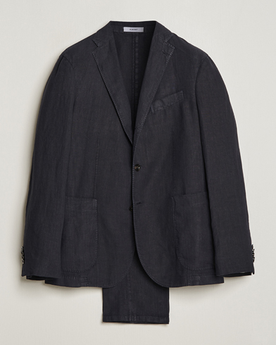 Herren |  | Boglioli | K Jacket Linen Suit Navy