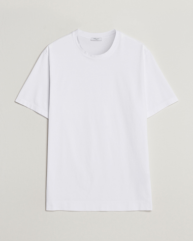 Herren |  | Boglioli | Garment Dyed T-Shirt White