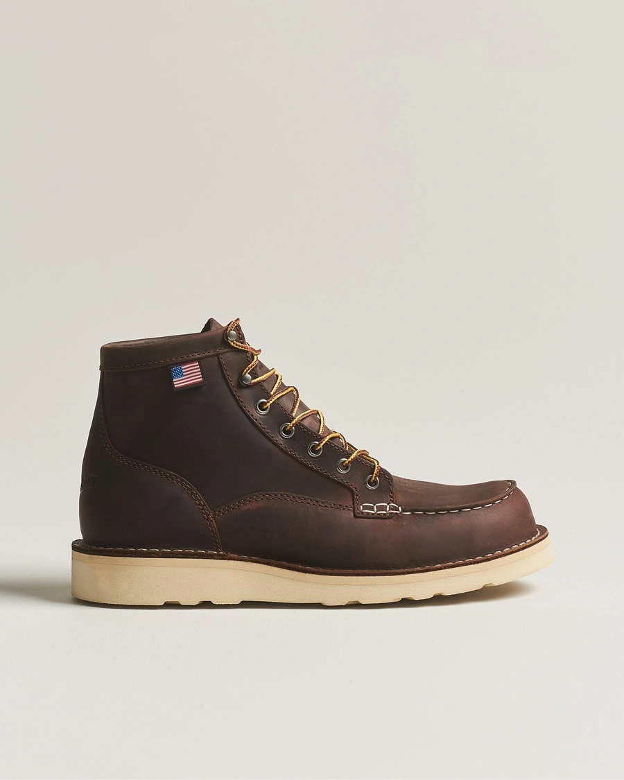 Danner Bull Run Leather Moc Toe Boot Brown – Braun