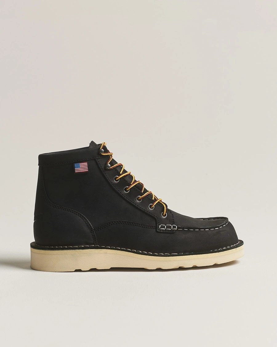 Danner Bull Run Leather Moc Toe Boot Black – Schwarz