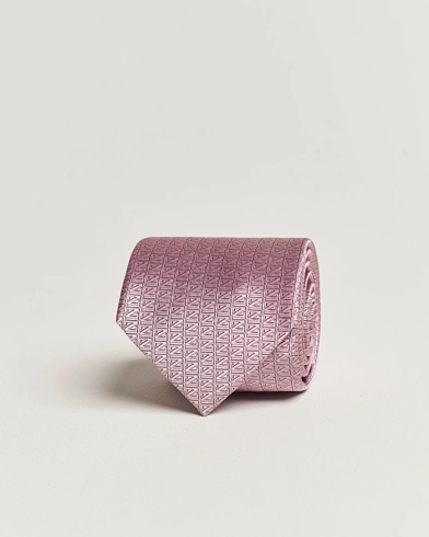 Herren |  | Zegna | Monogram Silk Tie Pink