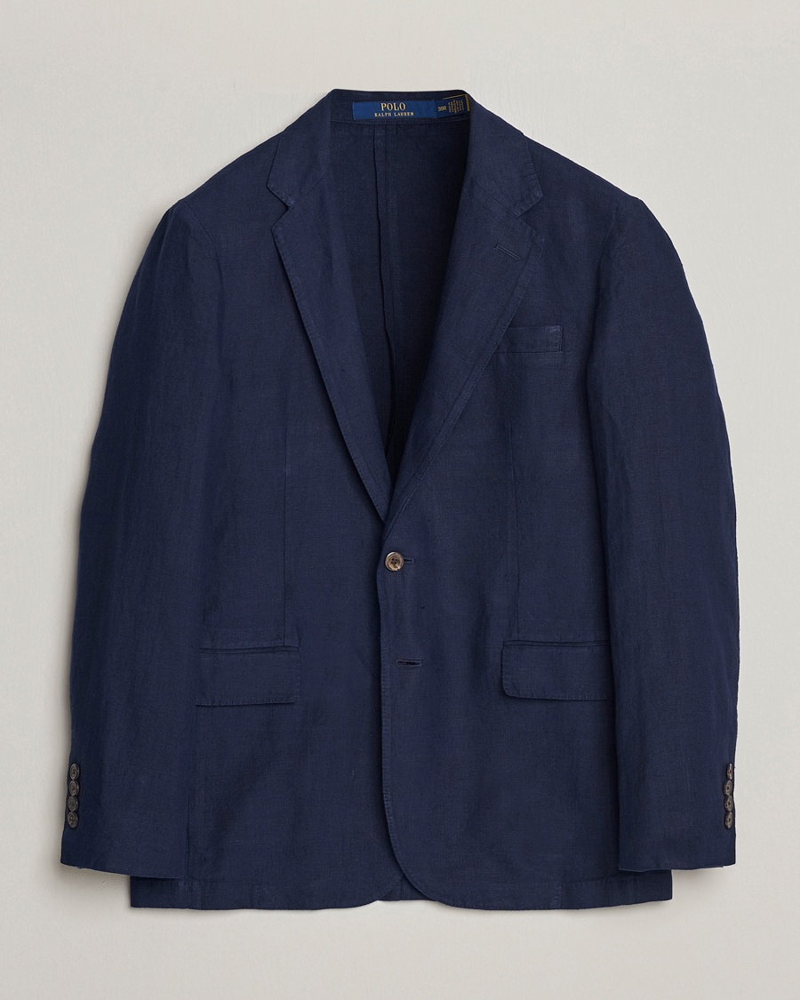 Polo Ralph Lauren Linen Sportcoat Navy – Blau