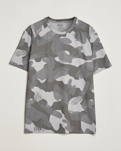 Herren |  | RLX Ralph Lauren | Peached Airflow Camo Crew Neck T-Shirt Grey