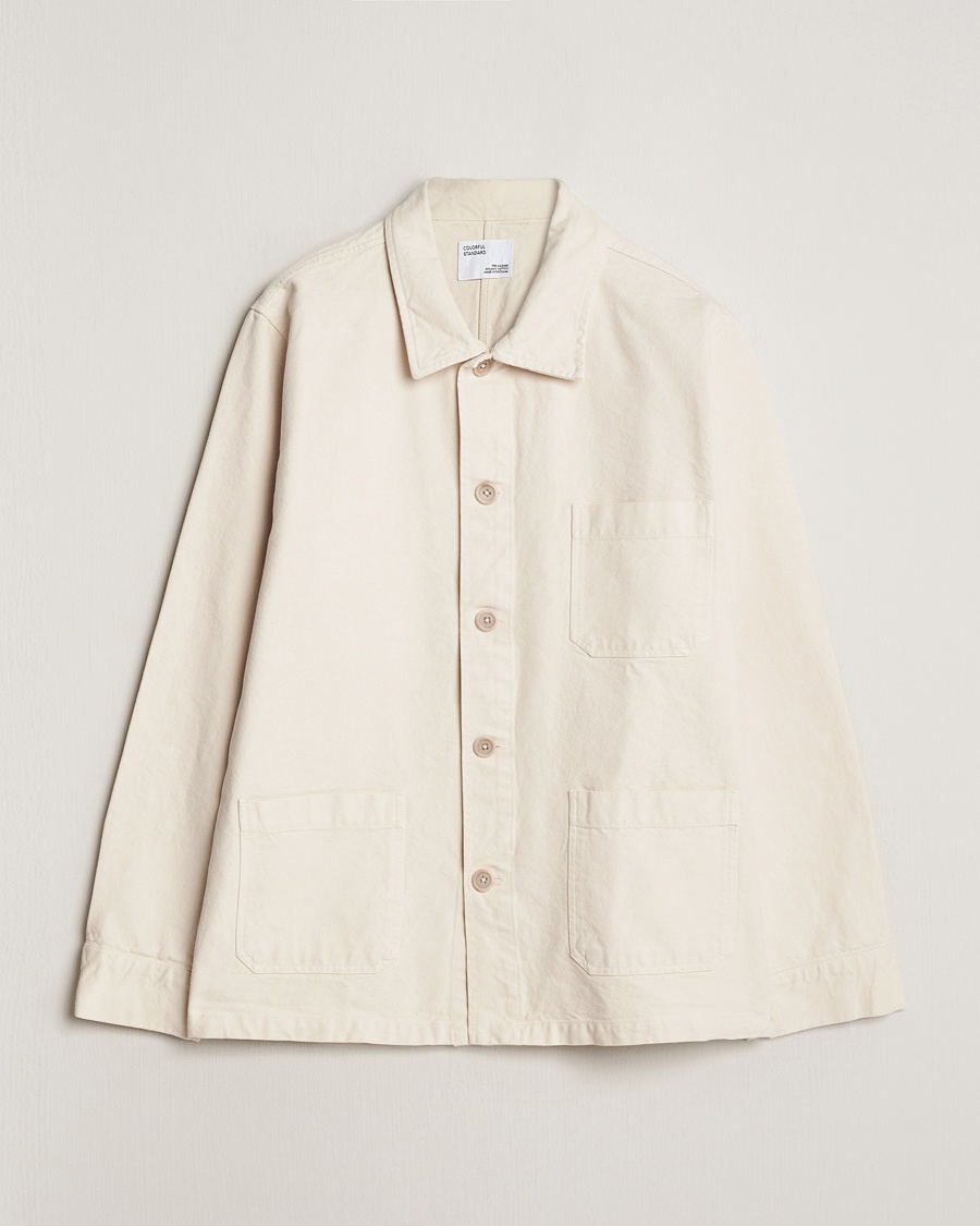 Colorful Standard Organic Workwear Jacket Ivory White – Weiß