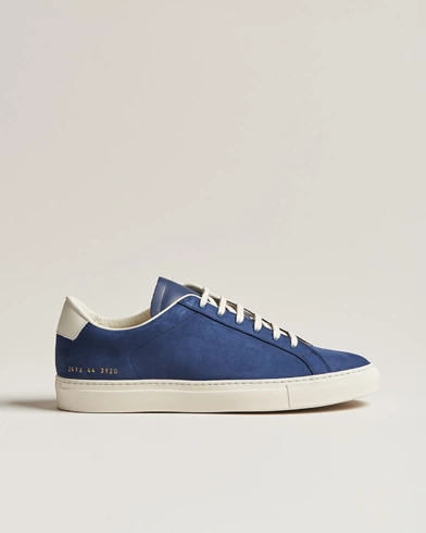 Herren |  | Common Projects | Retro Pebbled Nappa Leather Sneaker Blue/White