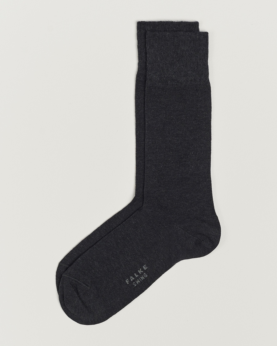 Falke Swing 2-Pack Socks Anthracite Melange – Grau