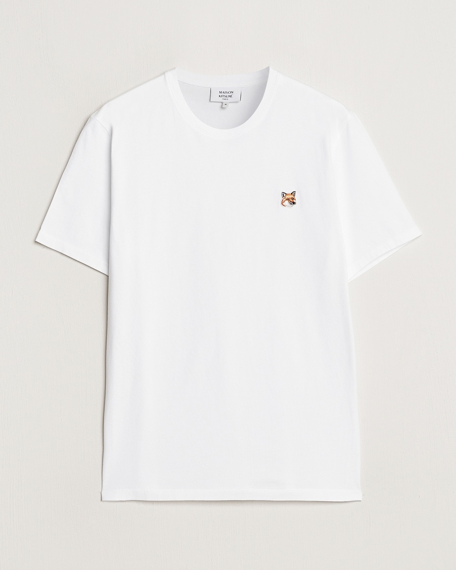 Herren | Kurzarm T-Shirt | Maison Kitsuné | Fox Head T-Shirt White