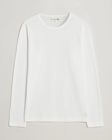 Herren |  | Merz b. Schwanen | 1950s Classic Loopwheeled Longsleeve T-Shirt White