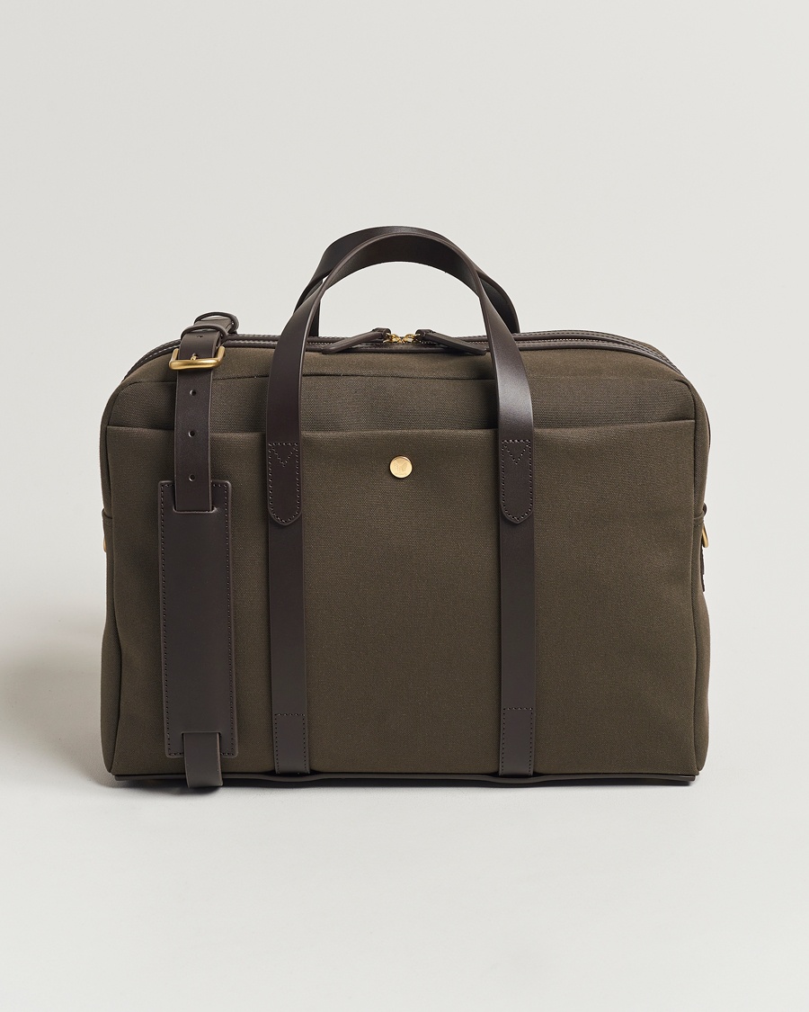 Herren | Weekender | Mismo | M/S Advance Weekendbag Army/Dark Brown