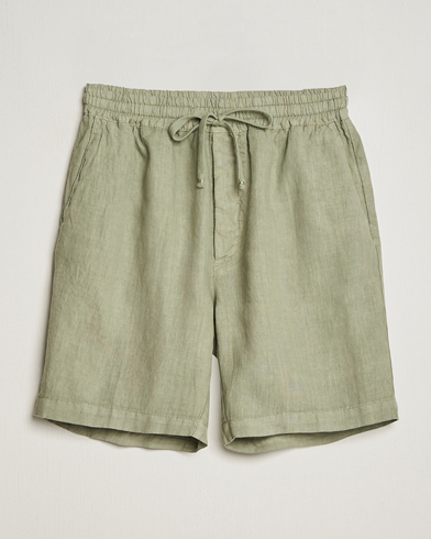 Herren | Italian Department | Altea | Linen Drawstring Shorts Olive