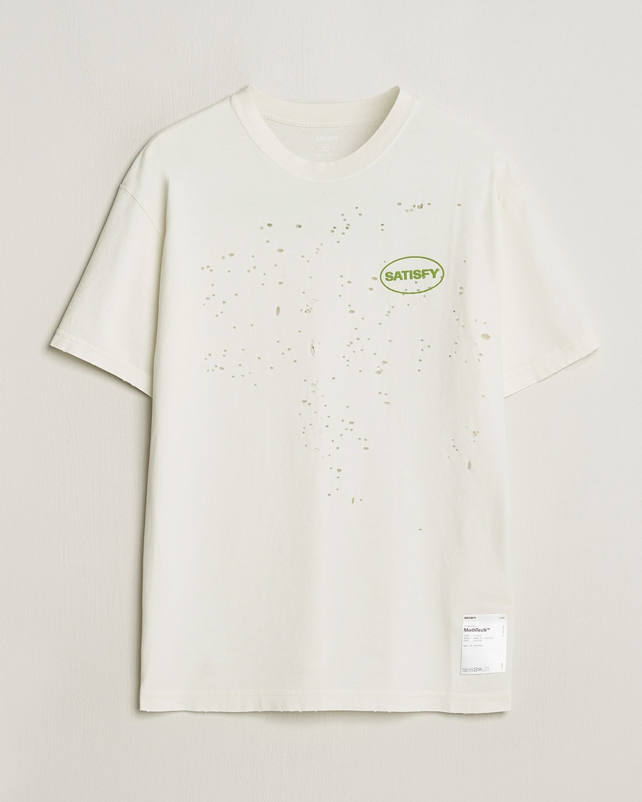 Herren | T-Shirts | Satisfy | MothTech T-Shirt Off White