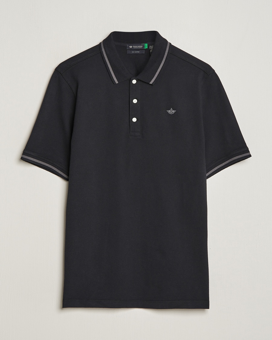Herren | Kurzarm-Poloshirts | Dockers | Original Cotton Polo Black