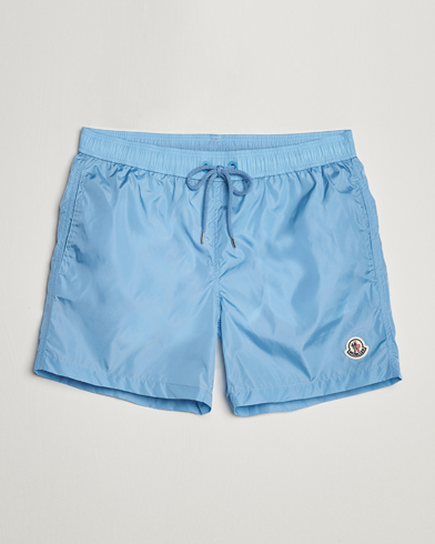 Herren |  | Moncler | Nylon Swim Shorts Light Blue