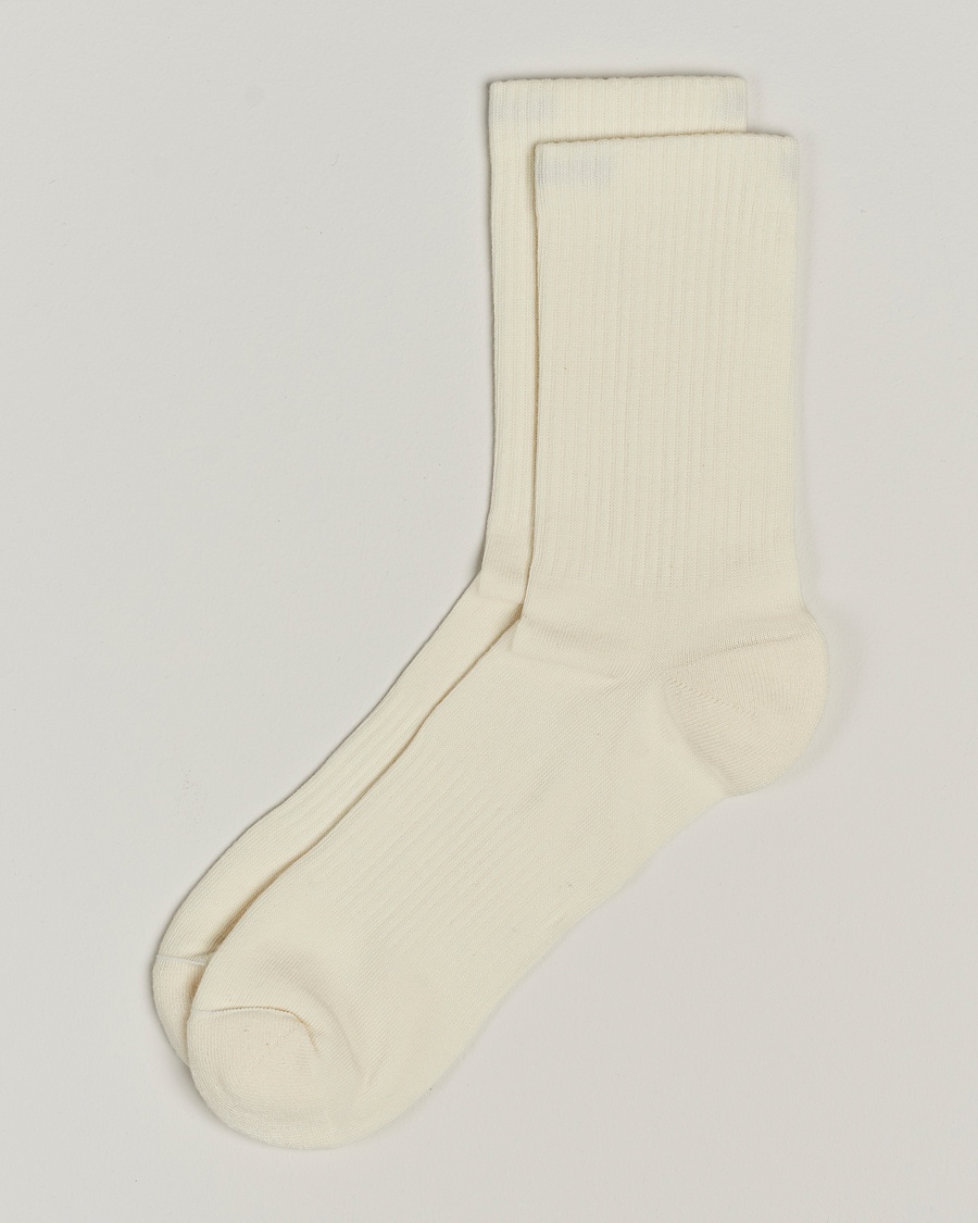 Sweyd Crew Cotton Socks White – Weiß