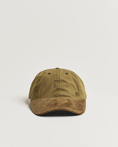 Herren | Caps | RRL | Cotton/Corduroy Ball Cap Explorer Olive