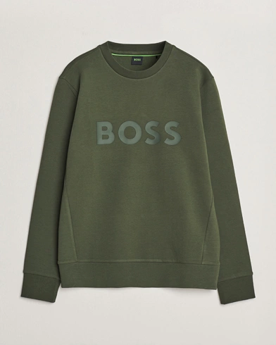 Herren |  | BOSS GREEN | Salbo Logo Sweatshirt Open Green