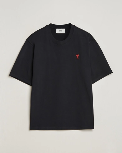 Herren | AMI | AMI | Heart Logo T-Shirt Black