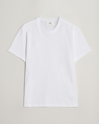 Herren | AMI | AMI | Tonal Heart Logo T-Shirt White