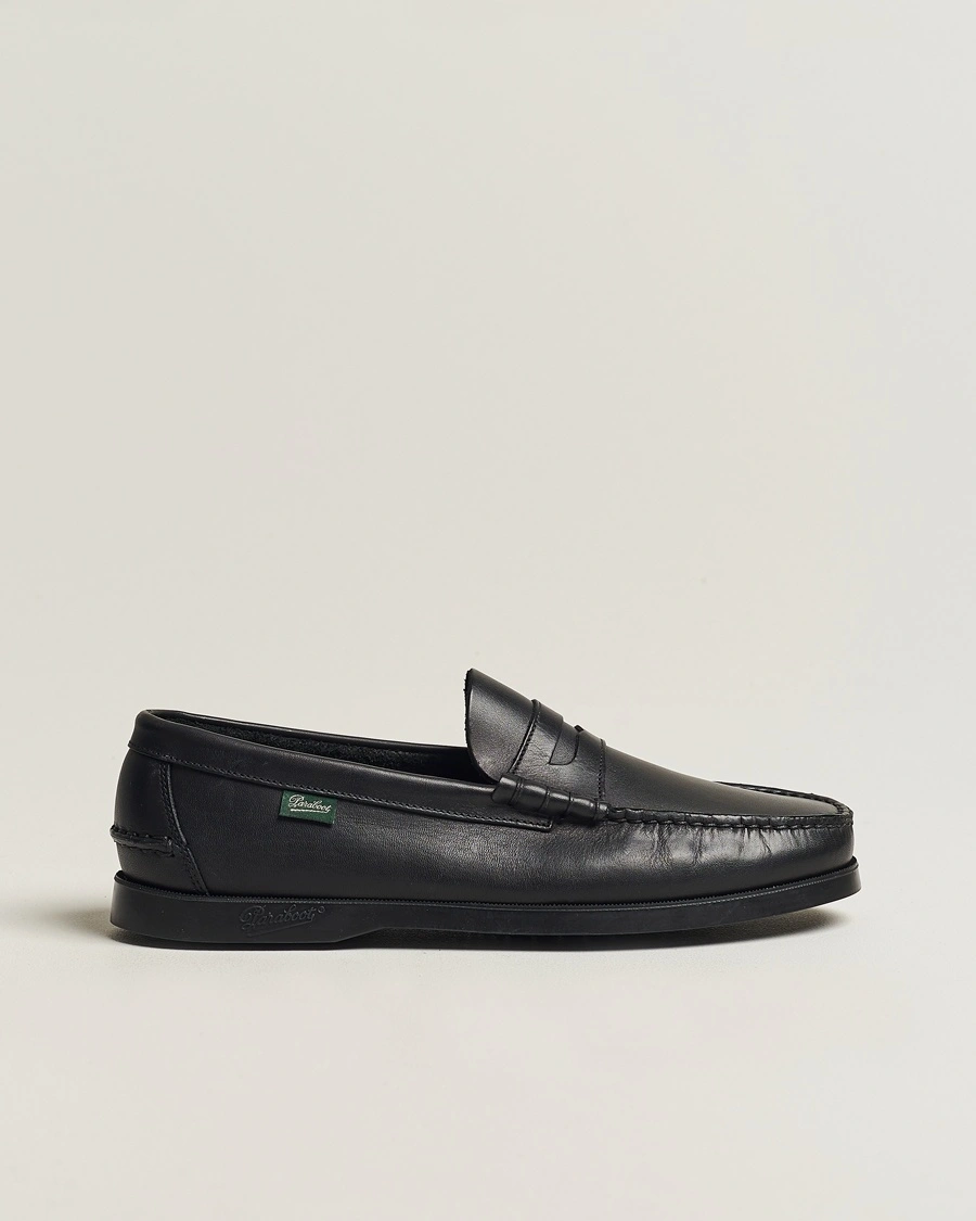 Herren | Handgefertigte Schuhe | Paraboot | Coraux Moccasin Black