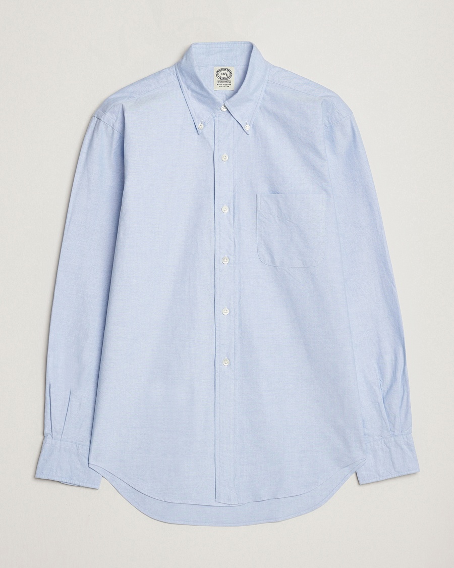Kamakura Shirts Vintage Ivy Oxford Button Down Shirt Light Blue – Blau