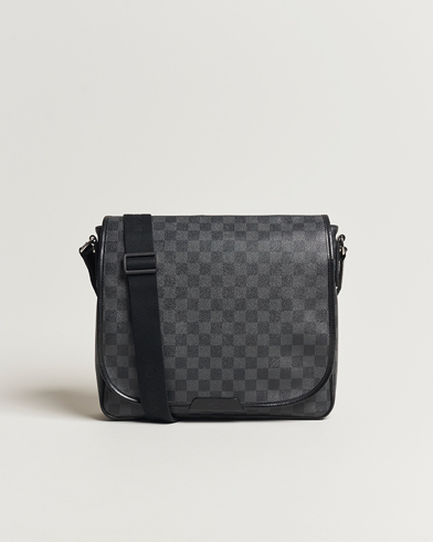 Herren | Louis Vuitton Pre-Owned | Louis Vuitton Pre-Owned | Daniel MM Satchel Leather Bag Damier Graphite