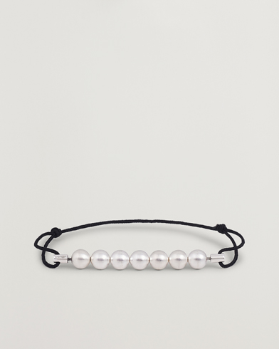 Herren | Accessoires | LE GRAMME | 7 Beads Cord Braclet Sterling Silver 13g