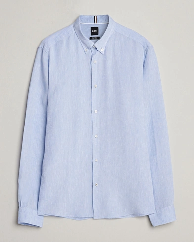  Liam Linen Shirt Light Blue