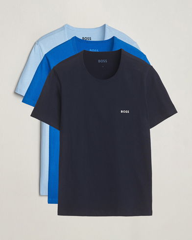 Herren |  | BOSS BLACK | 3-Pack Crew Neck T-Shirt Blue