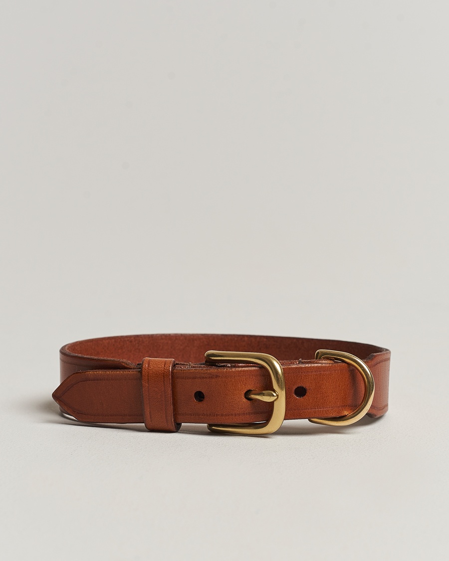 Herren | | Tärnsjö Garveri | Leather Dog Collar Light Brown
