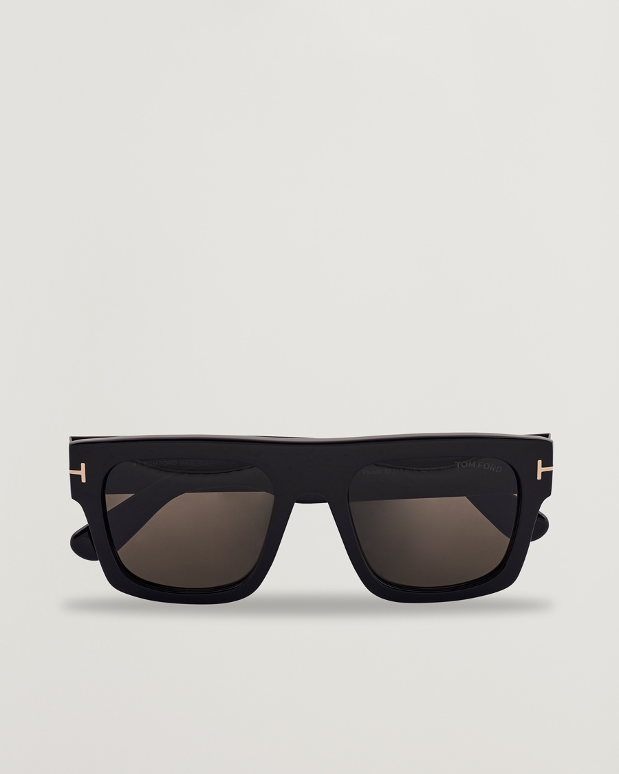 Tom Ford Fausto FT0711 Sunglasses Black/Smoke – Schwarz