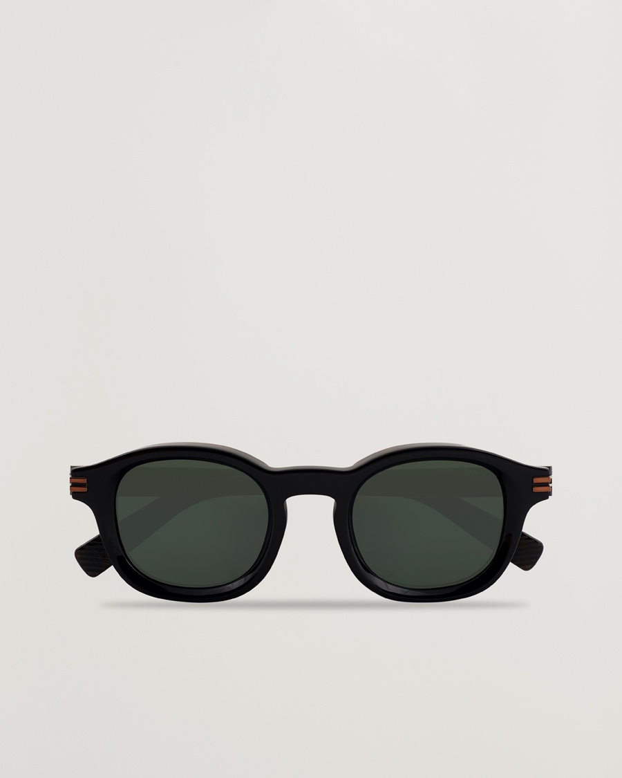 Herren | Sonnenbrillen | Zegna | EZ0229 Sunglasses Black/Green