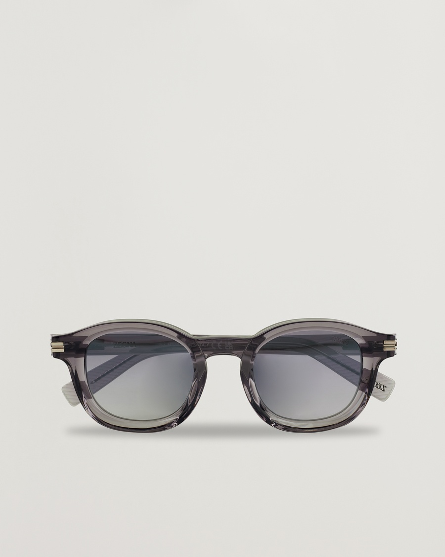 Zegna EZ0229 Sunglasses Grey/Smoke – Grau