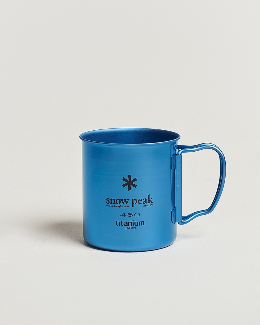 Snow Peak Single Wall Mug 450 Blue Titanium – Blau