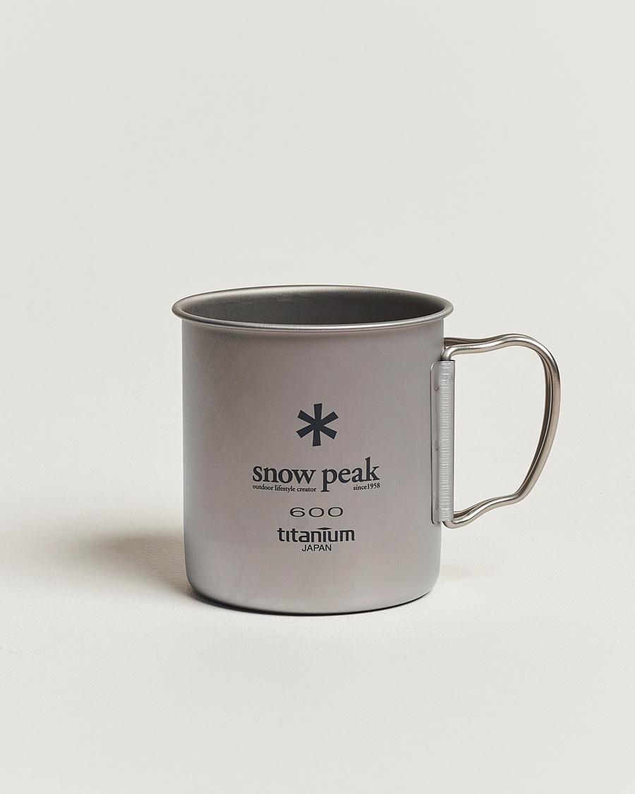 Snow Peak Single Wall Mug 600 Titanium – Grau