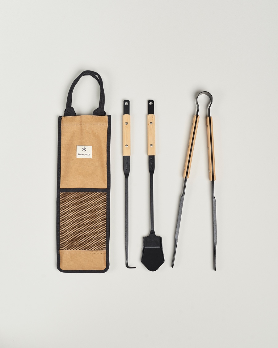 Herren | Snow Peak | Snow Peak | Fire Tool Set Pro Steel/Bamboo